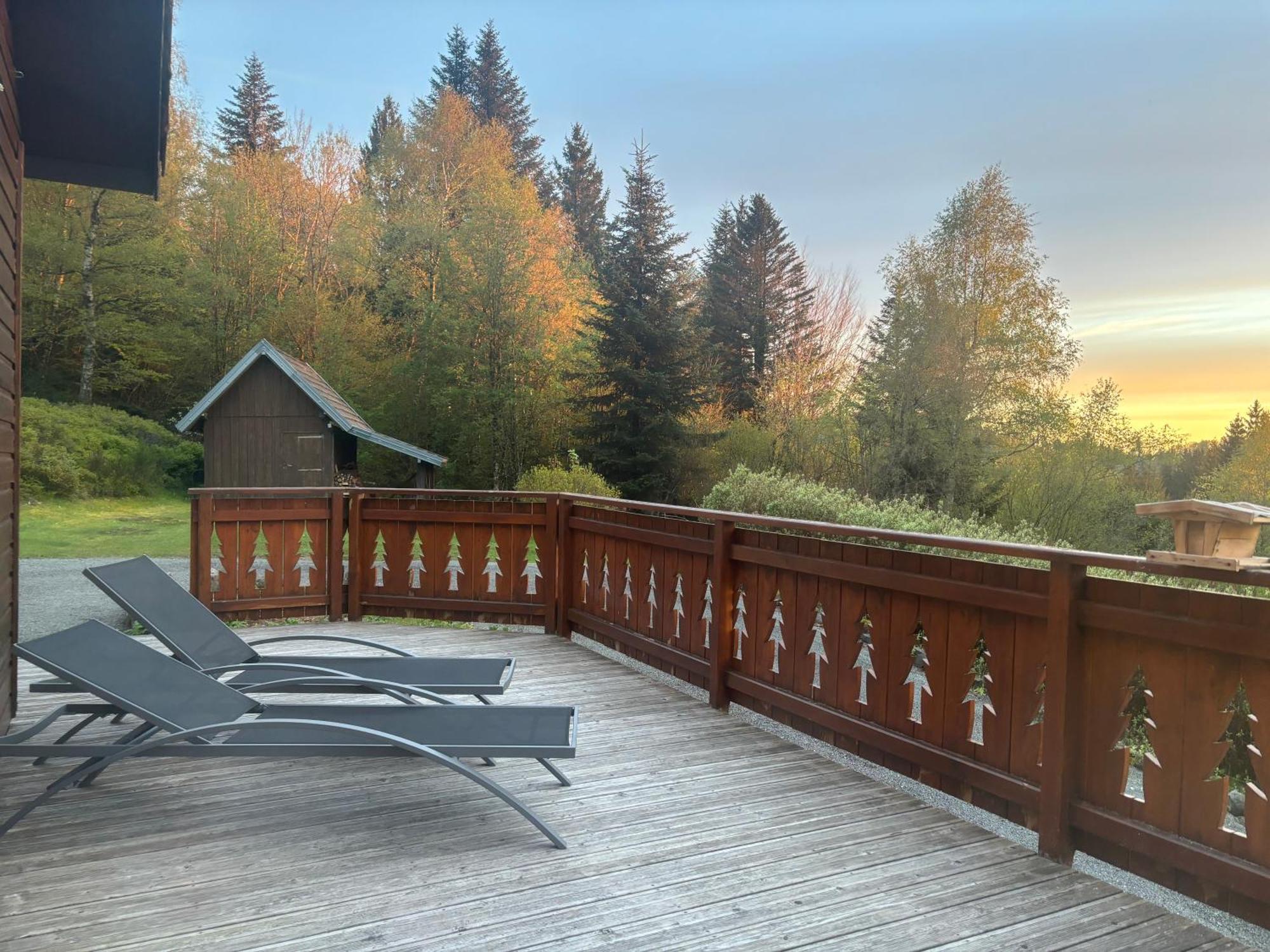 Chalet Avec Jacuzzi Prive, Vue Sur Les Vosges Belfahy Buitenkant foto