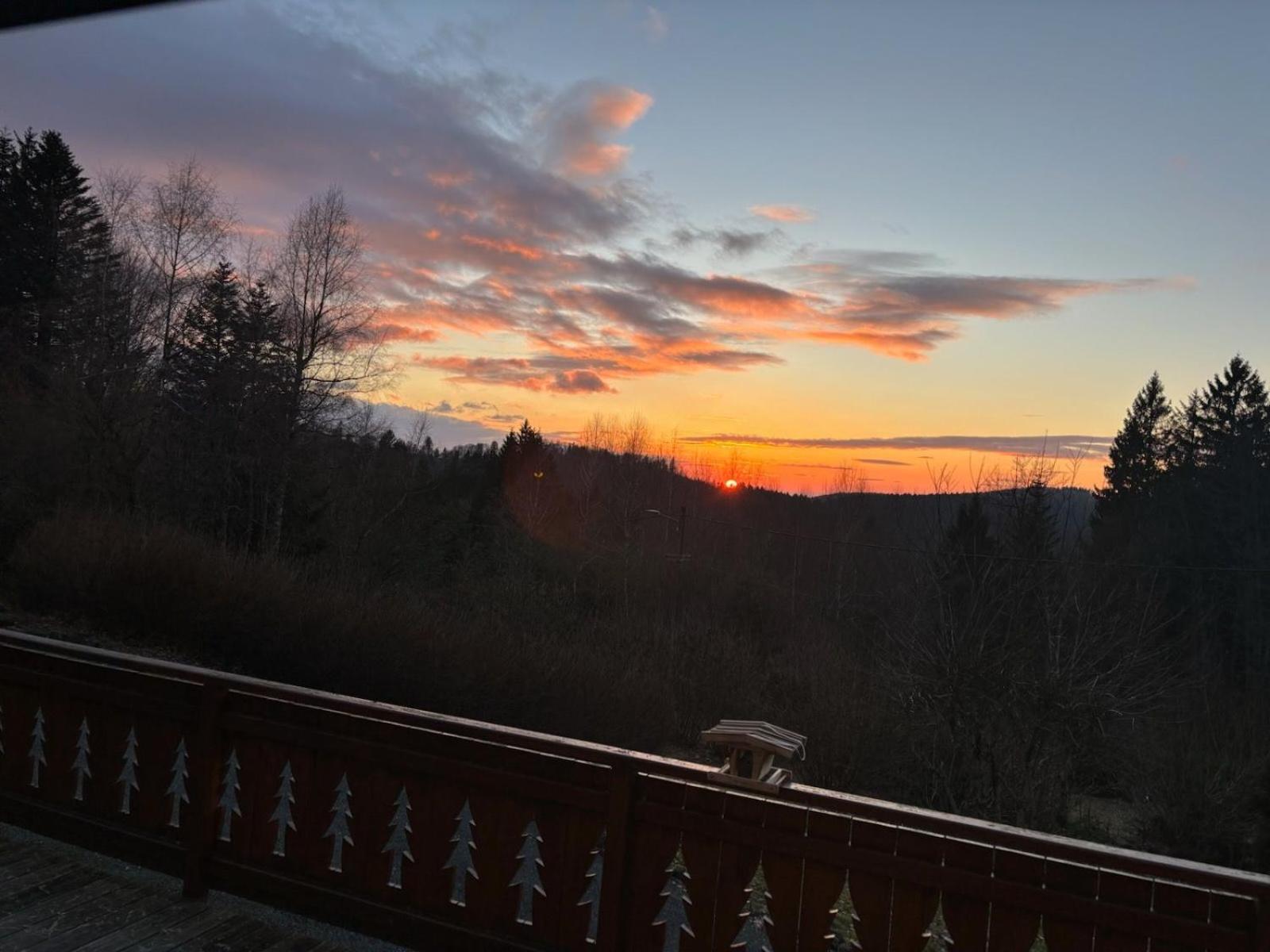 Chalet Avec Jacuzzi Prive, Vue Sur Les Vosges Belfahy Buitenkant foto