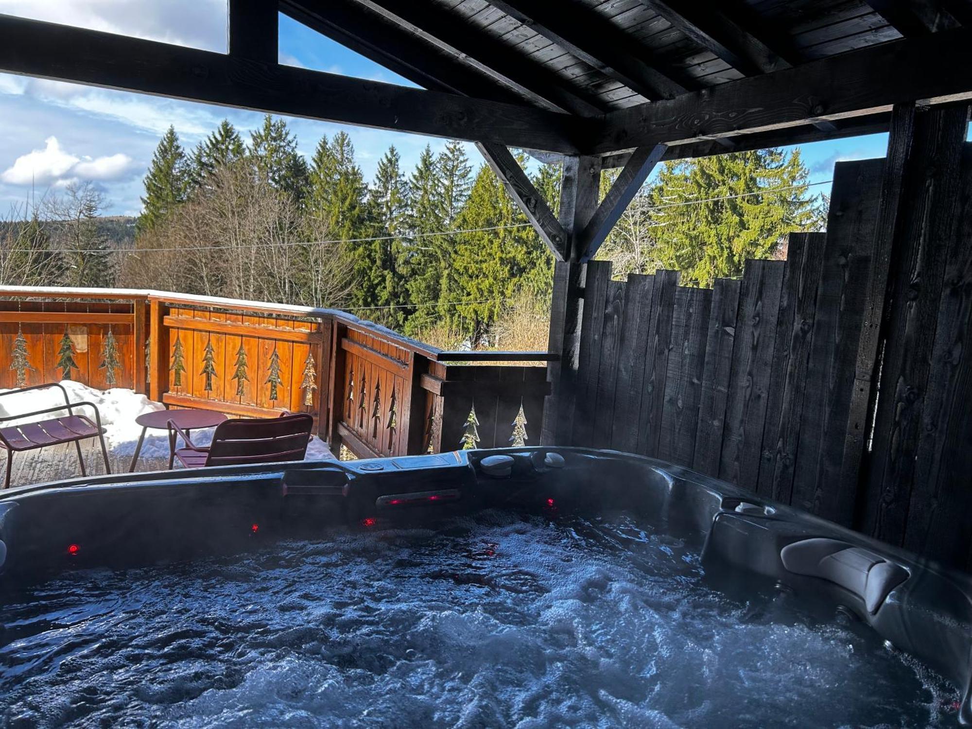 Chalet Avec Jacuzzi Prive, Vue Sur Les Vosges Belfahy Buitenkant foto